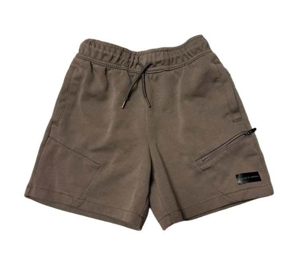 Athletic Works Boys Active Double Knit Performance Shorts Size M 8 Brown